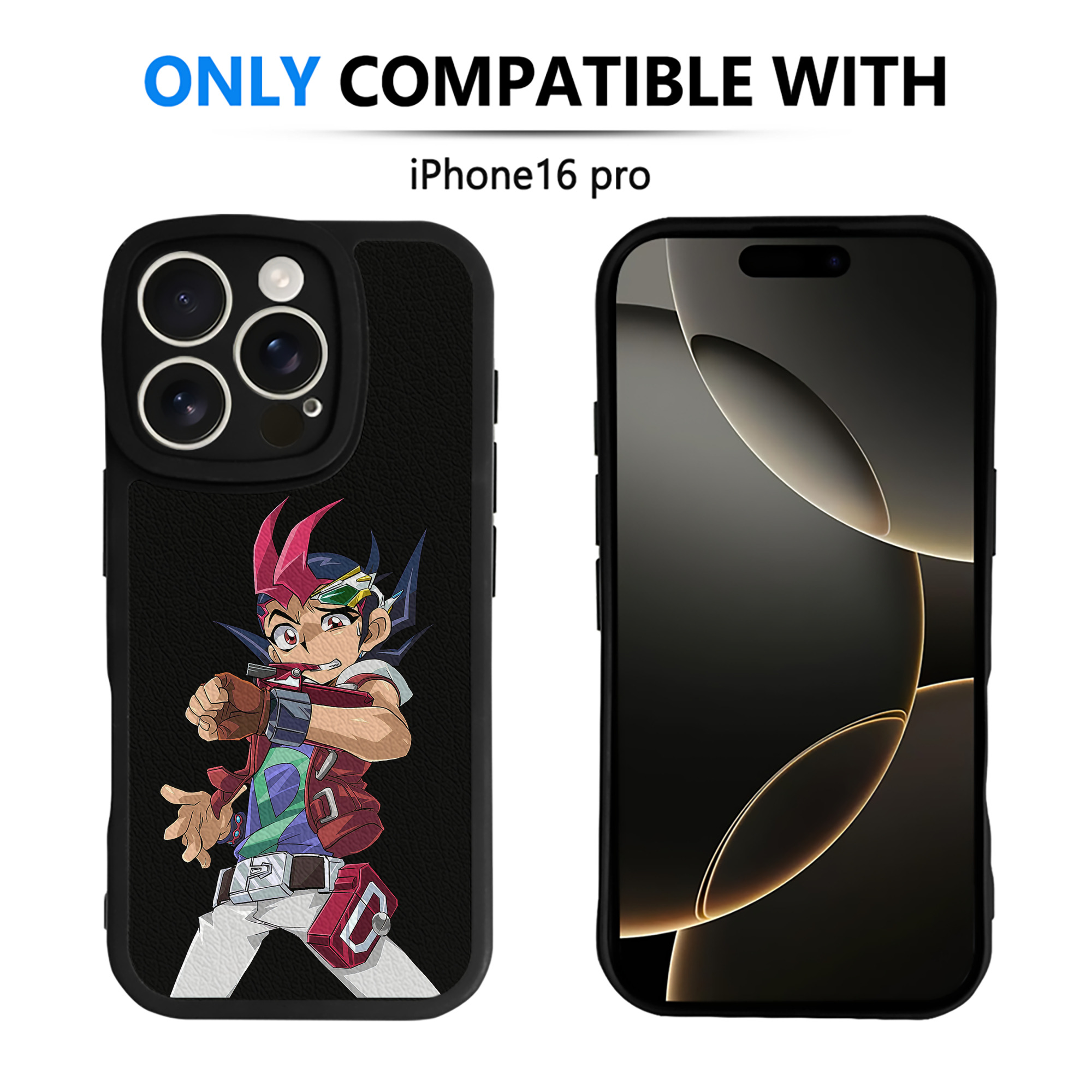 遊☆戯☆王 Yu-Gi-Oh! 【iPhone 16シリーズ対応】シリコンスマホケース（レザー調） 材質：シリコン